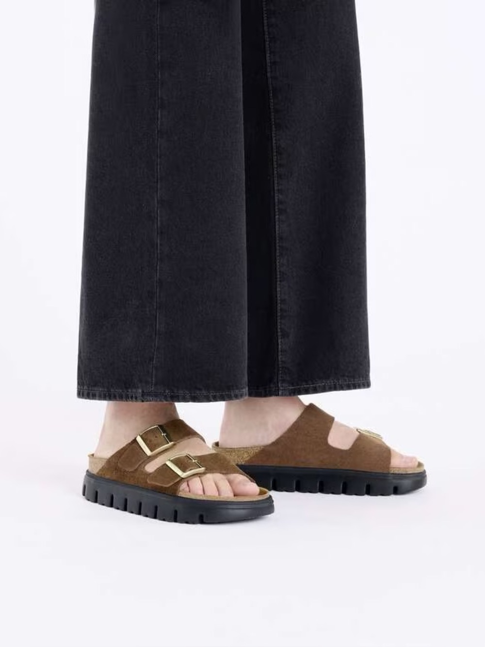 Birkenstock Arizona Chunky in Dark Tea - New Without Box - Picture 3 of 7